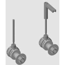 Kit de montage VitrA 316566YP1TE pour WC suspendus 5173, 5176, 7743
