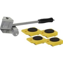 dörner + helmer 290674 Kit de cales de levage et de roulettes de transport pour meubles Charge max: 150 kg