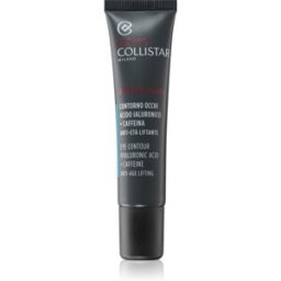 Collistar Uomo Attivi Puri Eye Contour Hyaluronic Acid + Caffeine Eye Contour crème illuminatrice yeux effet anti-âge 15 ml