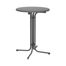 Mange-debout pliable - Ø 80 cm - Gris