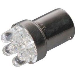 TunR Ampoule Tun'R BA15S 6 LEDs Clignotant 12V 10W Orange