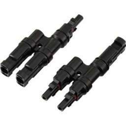 Kit de connecteurs de dérivation PV 2x TC-13805792 noir TRU COMPONENTS Contenu: 2 pc(s)