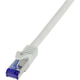 LogiLink C6A092S RJ45 Câble USB CAT 6a S/FTP 10.00 m gris 1 pc(s)