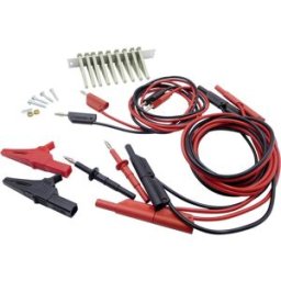 Schnepp 354 000062 Set de cordons de mesure de sécurité pointe de test, pince crocodile, mâle 4 mm mâle 4 mm noir, rouge 1 set