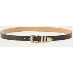 Ceinture en cuir noir My Jewellery Noir One size femme