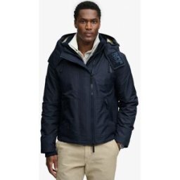 Superdry Homme Veste Coupe-vent Arctic à Capuche Navy Taille: M