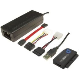 LogiLink disque dur Adaptateur [1x USB 2.0 type A mâle - 1x SATA mâle 7 pôles, IDE femelle 40 pôles, IDE femelle 44 pôles] LogiLink Adapter USB 2.0 to 2,5 +
