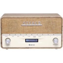 Denver DAB-36LW LIGHT WOOD Radio de table DAB+, FM bois mat