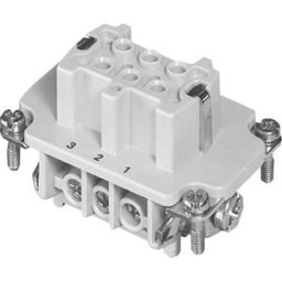 Insert femelle Nombre total de pôles 6 + PE Amphenol C146 10B006 002 1-1 Heavy/mate® C146 1 pc(s)