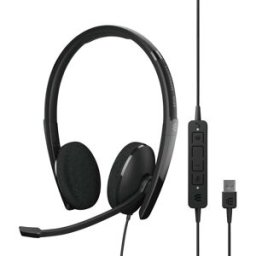 EPOS EPOS ADAPT 160T USB II - Headset - On-Ear - kabelgebunden Micro-casque supra-auriculaire filaire Stereo noir Noise Cancelling volume réglable, mise en