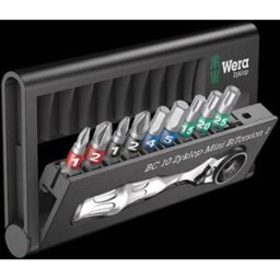 Wera Bit-Check 10 Zyklop Mini BiTorsion 1 05057418001 Jeu dembouts 10 pièces cruciforme Phillips, vis Pozidriv, TORX® intérieur, 6 pans intérieurs BiTorsion