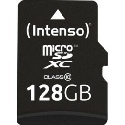Intenso Intenso - Flash-Speicherkarte (microSDXC-an-SD-Adapter inbegriffen) Carte microSDXC 128 GB Class 10 avec adaptateur SD