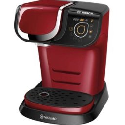 Bosch Haushalt TASSIMO MY WAY 2 TAS6503 Machine à capsules rouge, noir détartrant, One Touch, bloc de cuisson amovible