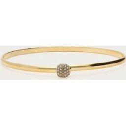 Bracelet jonc Love maxi strass My Jewellery Doré One size femme