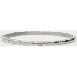 Bracelet jonc Midnight effet bambou My Jewellery Argenté One size femme