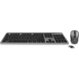 Ewent Clavier Et Souris Sans Fil Ew3259 Portugais Black One Size unisex