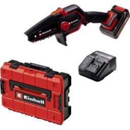 Einhell sans fil Tronçonneuse sans fil avec batterie, avec chargeur, poignée souple 18 V Longueur de lame 158 mm