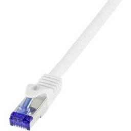 LogiLink C6A111S RJ45 Câble réseau, câble patch CAT 6a S/FTP 20.00 m blanc 1 pc(s)