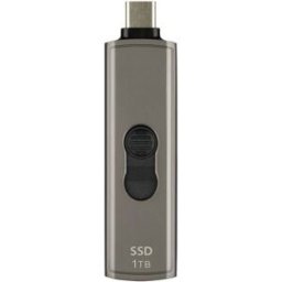 Transcend ESD330C 1 TB Disque dur externe SSD USB-C® (USB 3.2 Gen 2) gris-marron TS1TESD330C