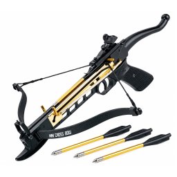 Arbalète pistolet 80 lbs dorée Cobra System + 3 traits