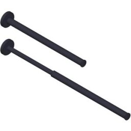 Giese GmbH Porte-serviettes extensible Giese 90111-14, longueur 325 - 510 mm, noir mat