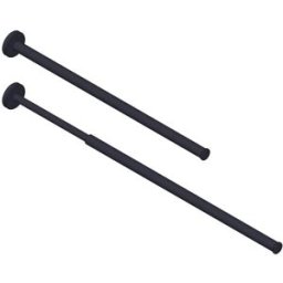 Giese GmbH Porte-serviettes extensible Giese 90112-14, longueur 495 - 680 mm, noir mat