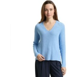 Tom Tailor Sweat-shirt 1050748 Light Fjord Blue S Femme
