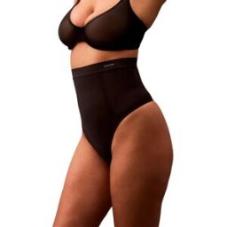 Calvin Klein String Lv00qf8116 Black S Femme