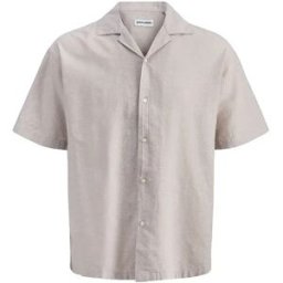 Jack & Jones Chemise à Manches Courtes Ebreeze Linen Blend Resort String 2XL Homme