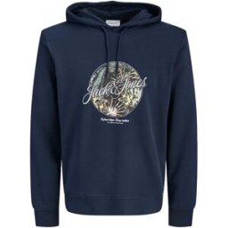 Jack & Jones Sweat à Capuche Honolulu Shape Navy Blazer S Homme