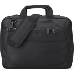 Delsey Sacoche Pour Ordinateur Portable Parvis Plus 2-cpt Black One Size unisex