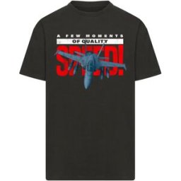 Mister Tee T-shirt à Manches Courtes Speed Jet Oversized Black XL Homme