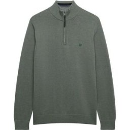 Superdry Pull à Demi-zip Essentials Lily Pad Green Marl XL Homme