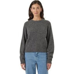 Yas Pull Johi Wool Blend Medium Grey Melange XL Femme