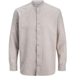 Jack & Jones Chemise à Manches Longues Esummer Linen Blend Band String S Homme