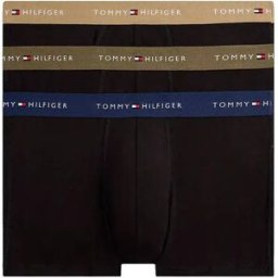 Tommy Hilfiger Boxers Um0um03890 Trunk 3 Unités Arm Grn / Wdg Blu / Ptch Blu S Homme