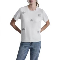 Dkny Pull Dj6r0242 Ivory XS Femme