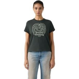 Levi´s ® T-shirt à Manches Courtes Gr Favorite Rhinestone Eagle Reissue Pirate Black S Femme
