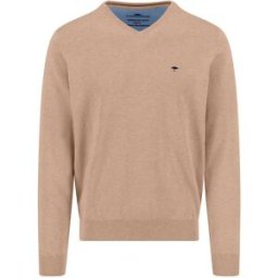 Fynch Hatton Pull à Col En V Sfpk211 Taupe 2XL Homme
