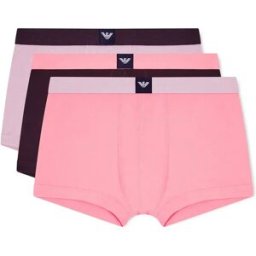 Giorgio Armani Emporio Armani Boxers Em002205_af20673 Trunk 3 Unités Mole / Fawn / Pink M Homme