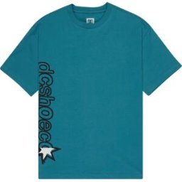 Dc Shoes T-shirt à Manches Courtes Shock Side Storm Blue XL Homme
