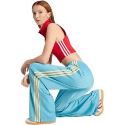 Adidas Originals Pantalon Firebird Loose Preloved Blue / Ice Tangerine S Femme