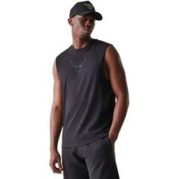 New Era T-shirt Sans Manches Nba Core Plus Chicago Bulls Black S Homme