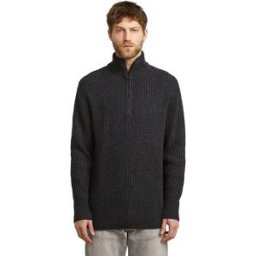 G-star Pull à Demi-zip Essential Dark Grey Htr M Homme