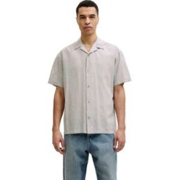 Jack & Jones Chemise à Manches Courtes Summer Linen Blend Resort String S Homme