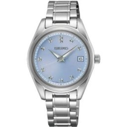Seiko Montre Pour Femme Sur581p1 32mm 10atm Quartz Analogical Grey / Purple / Sapphire One Size Femme