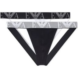 Giorgio Armani Emporio Armani String Em000257_af20668 2 Unités Black / White L Homme