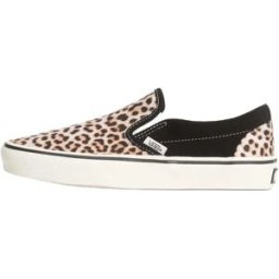 Vans Baskets Sans Lacets Classic Black / Leopard EU 37 Homme,Femme