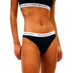 Tommy Hilfiger Culotte Uw0uw06442 3 Unités Desert Sky / White / Primary Red XL Femme