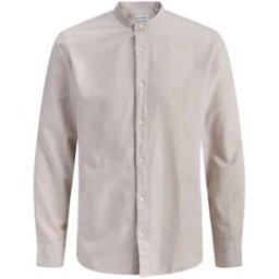 Jack & Jones Chemise à Manches Longues Breeze Band Linen Blend String 2XL Homme